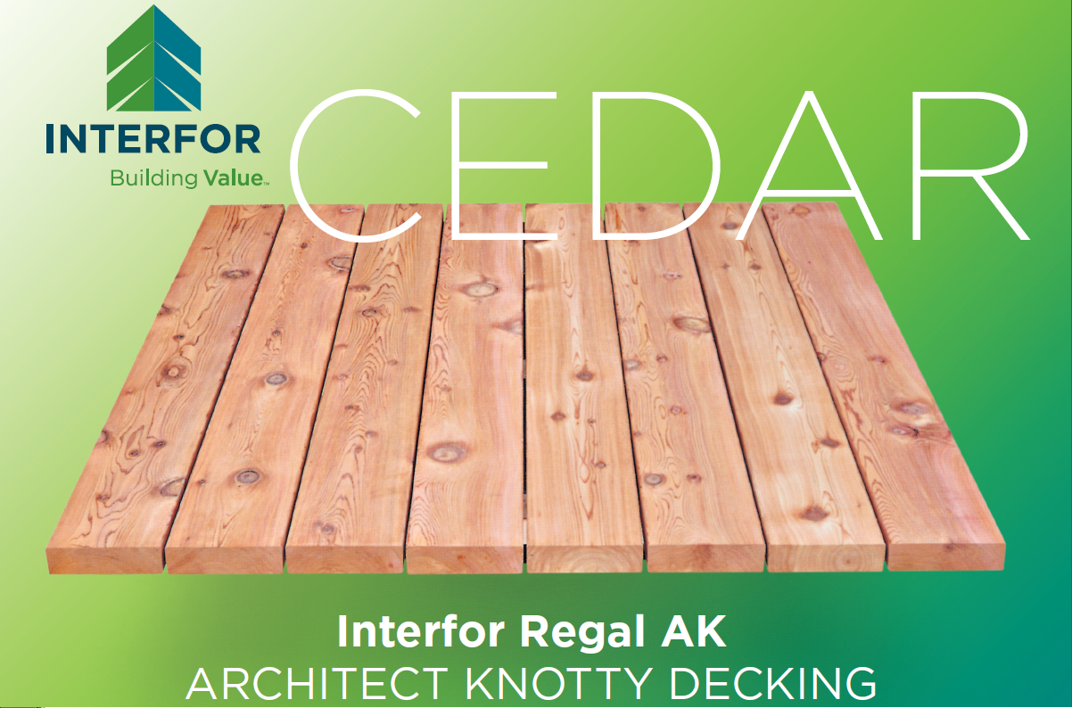 Western Red Cedar Decking 9858